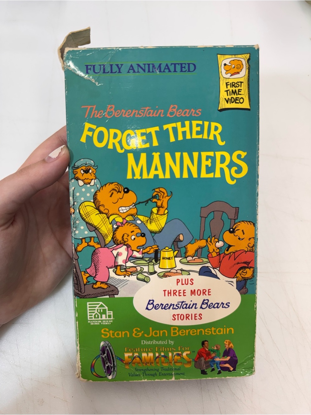 The Berenstain Bears Forget Their Manners (A First Time Video 1989 VHS) Untested